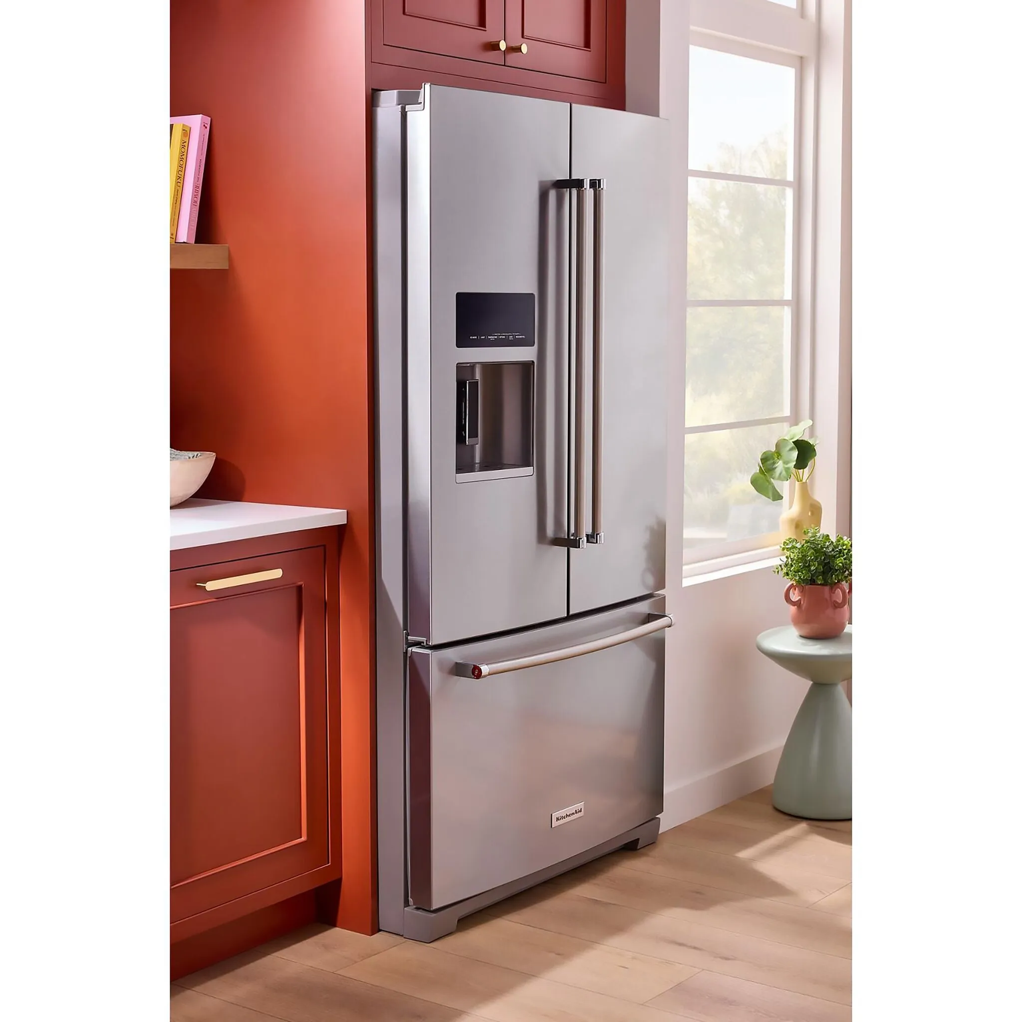 KitchenAid PrintShield™ Stainless Steel French Door Refrigerator (27 Cu.Ft.) - KRFF577KPS