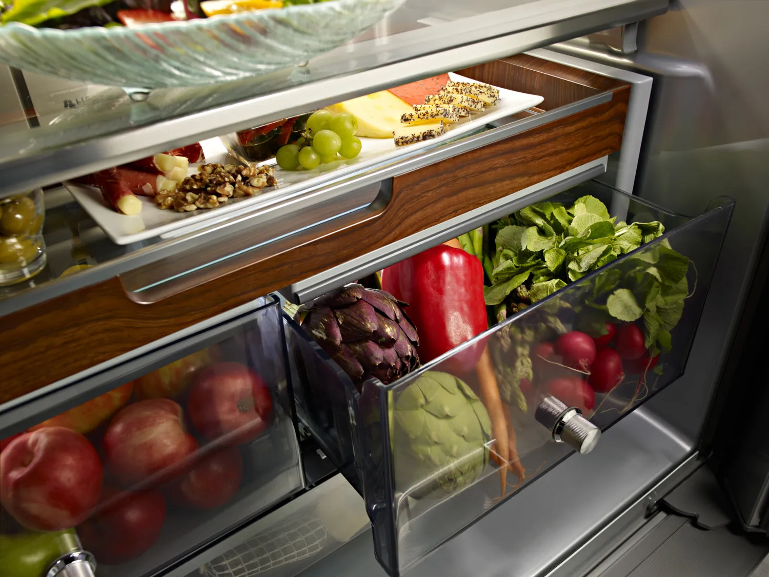 KitchenAid Stainless Steel Counter-Depth French Door Refrigerator (23.8 Cu. Ft.) - KRFC704FPS