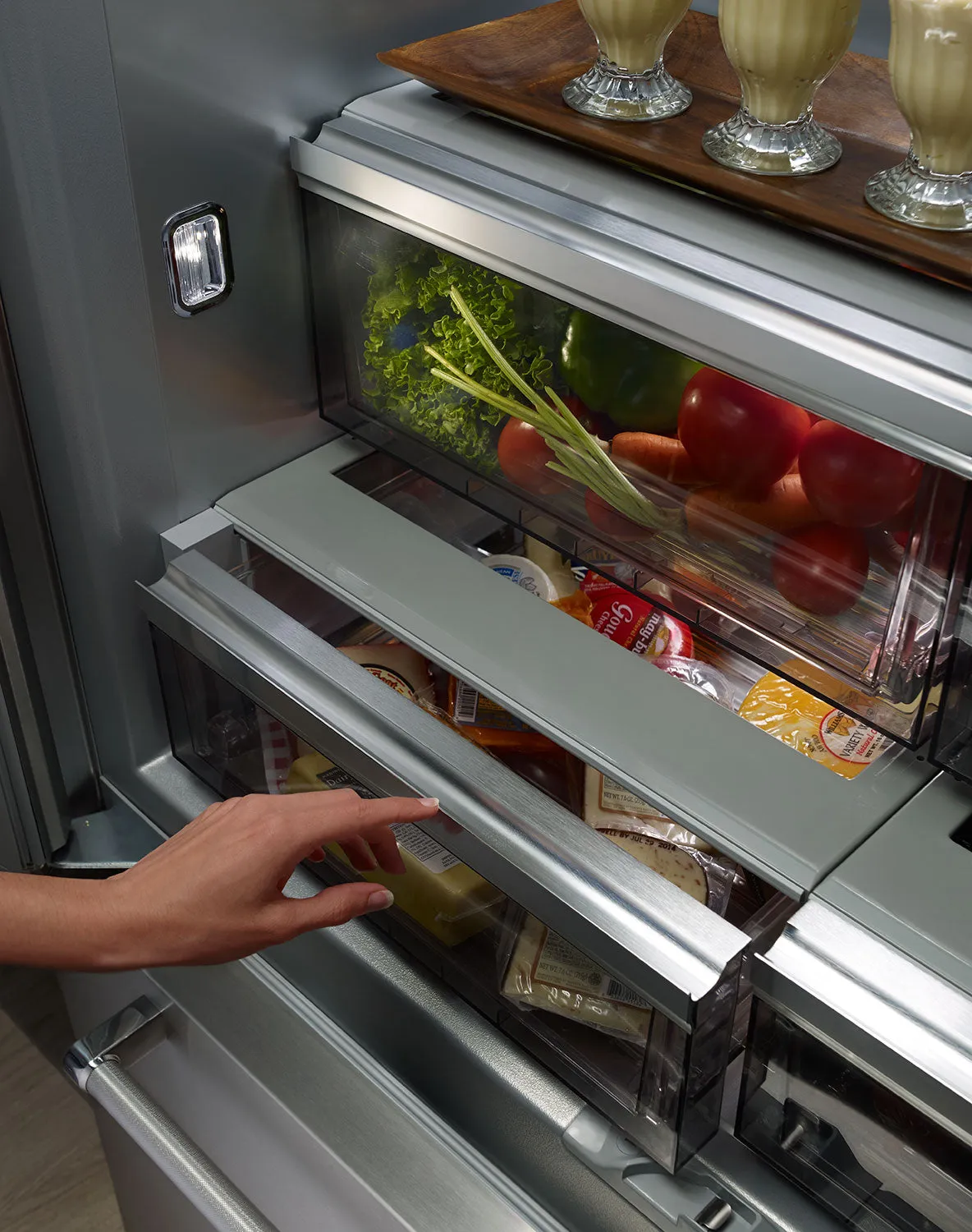 KitchenAid Stainless Steel French Door Refrigerator (24.2 Cu. Ft.) - KBFN502ESS