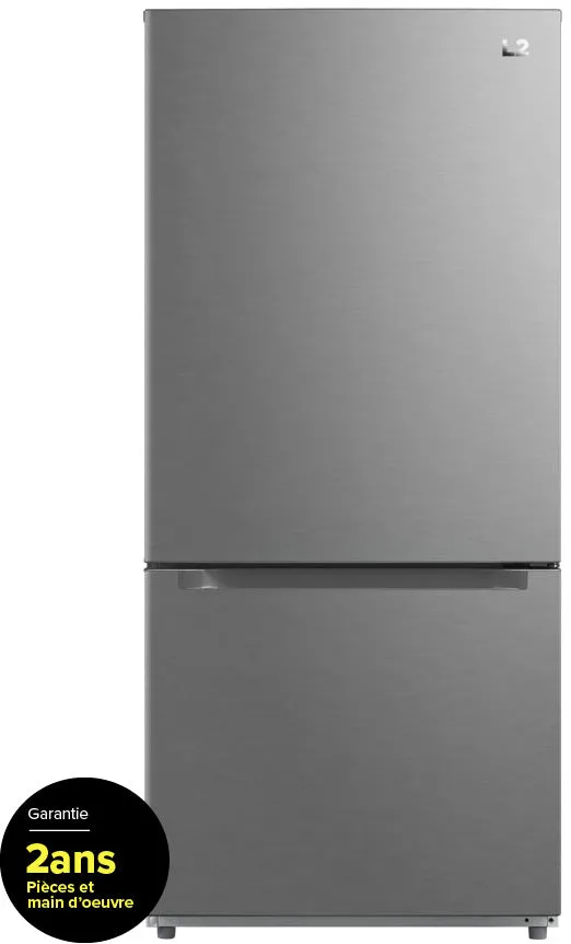 L2 Stainless Steel Bottom-Freezer Refrigerator (18.7 cu. ft.) - LRB19B5ASTC