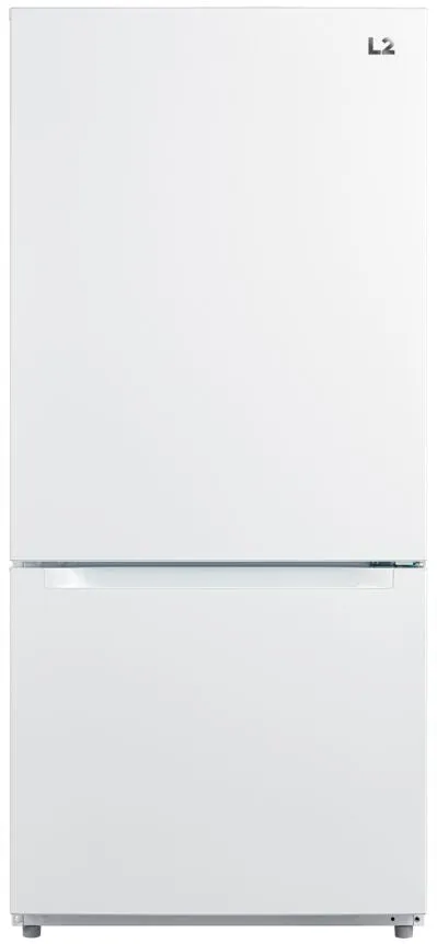 L2 White Bottom-Freezer Refrigerator (18.7 cu. ft.) - LRB19B5AWWC