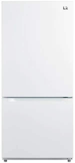 L2 White Bottom-Freezer Refrigerator (18.7 cu. ft.) - LRB19B5AWWC