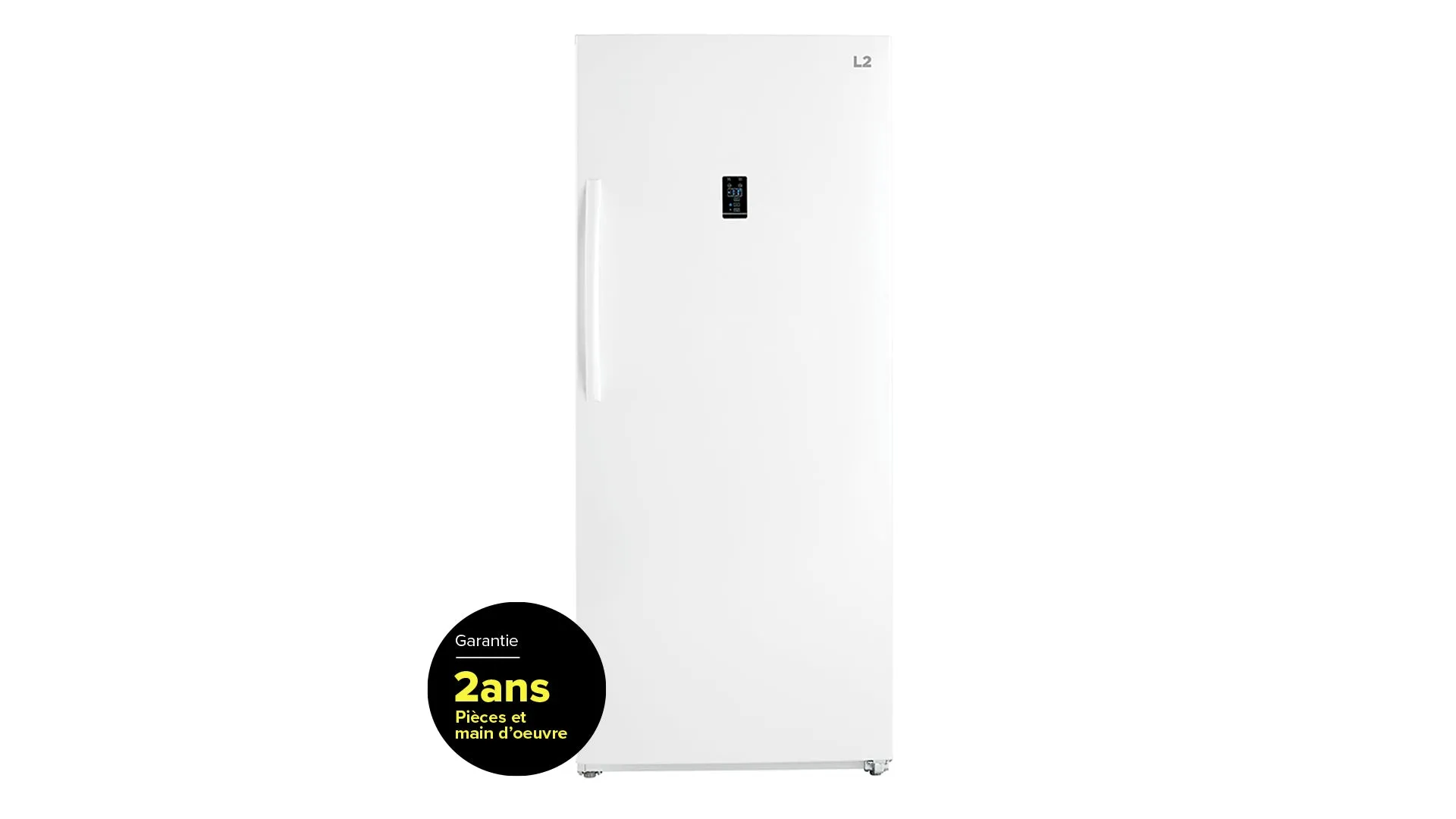 L2 White Upright Freezer and Convertible Fridge ( 17 Cu. Ft) - LRU17B6AWW