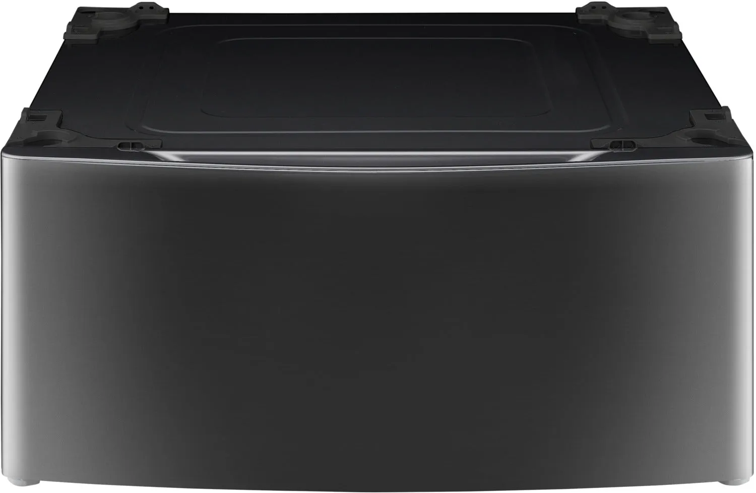 LG Appliances Black Stainless Steel 13" Laundry Pedestal w/ Storage - WDP4K