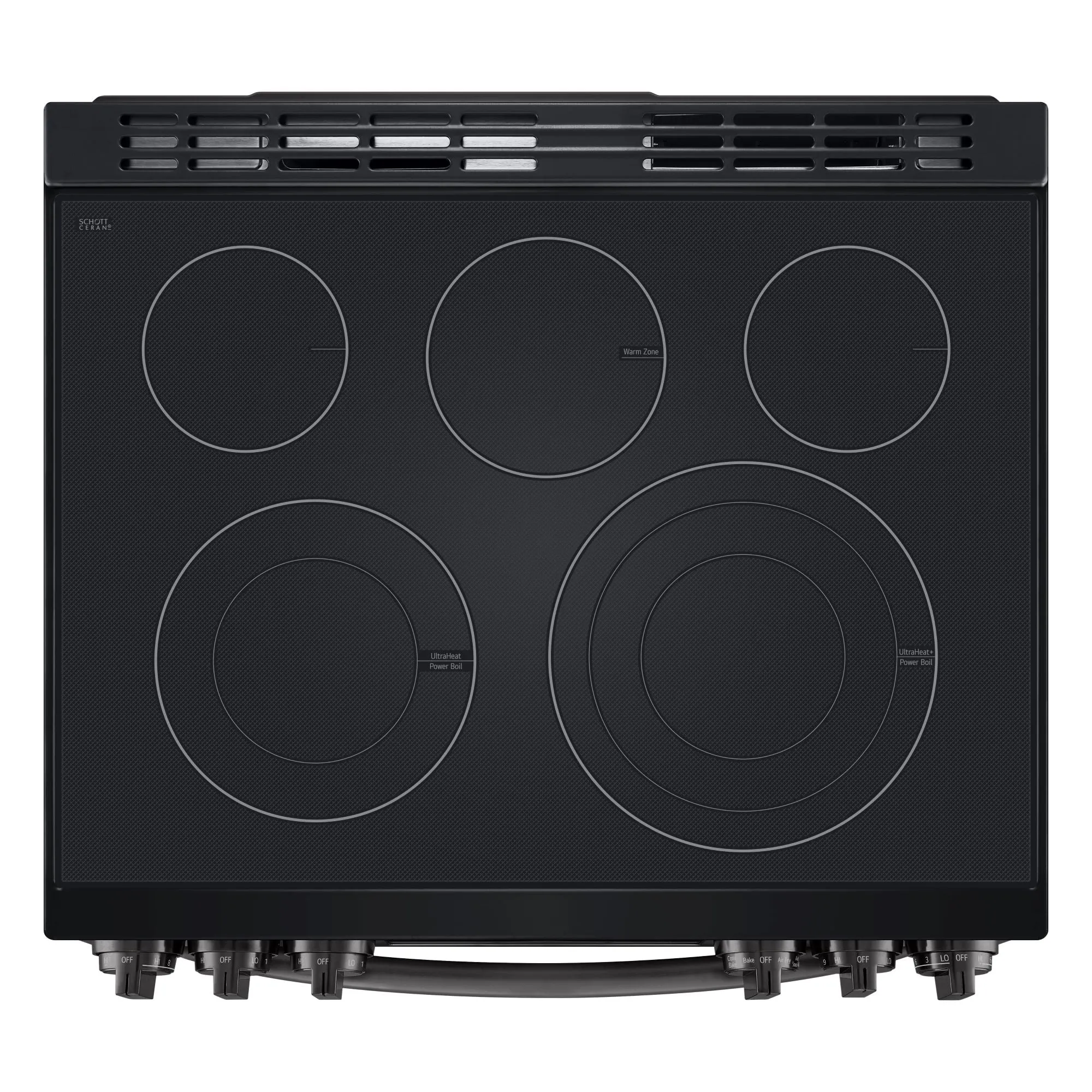 LG Smudge Resistant Black Stainless Steel Smart Wi-Fi Enabled ProBake Convection® InstaView™ Electric Slide-in Range with Air Sous Vide and AirFry (6.3 Cu.Ft) - LSEL6337D