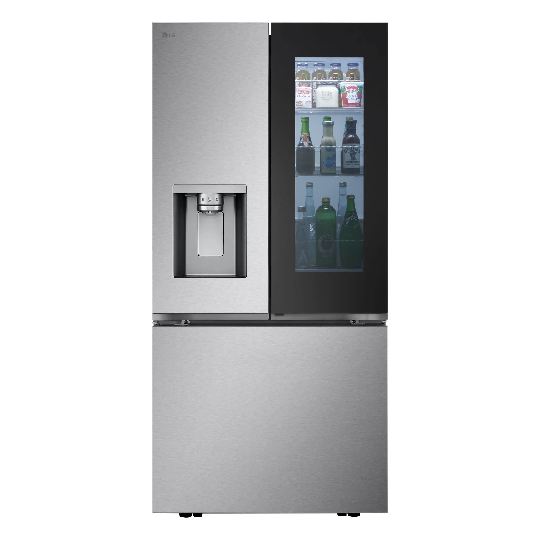 LG Smudge Resistant Stainless French Door Refrigerator with InstaView® (24.5 Cu. Ft.) - LF25S6560S
