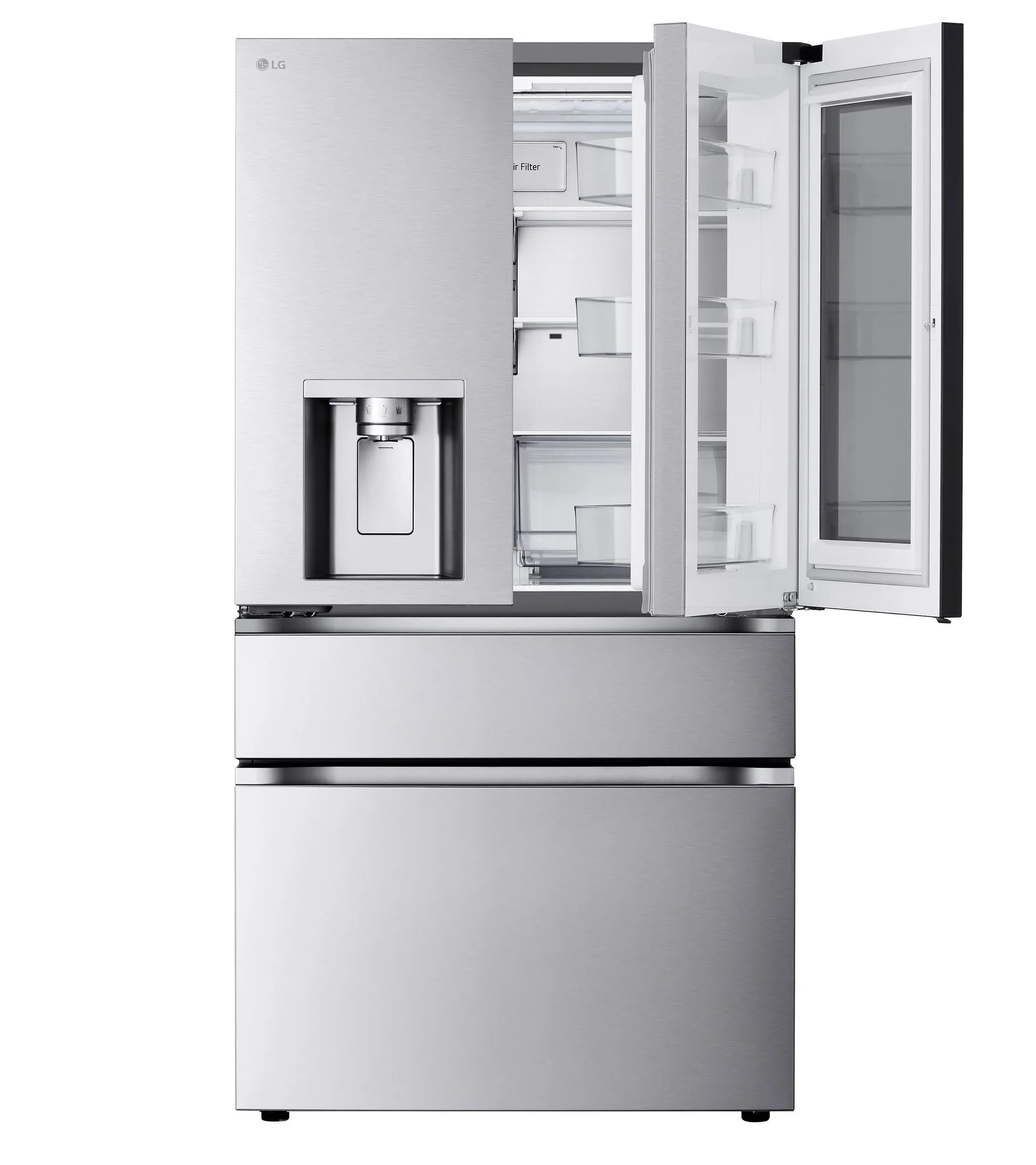 LG Smudge Resistant Stainless Steel Smart MAX 4-Door French Door Refrigerator with MyColor (29 Cu.ft) - LF29S8365S