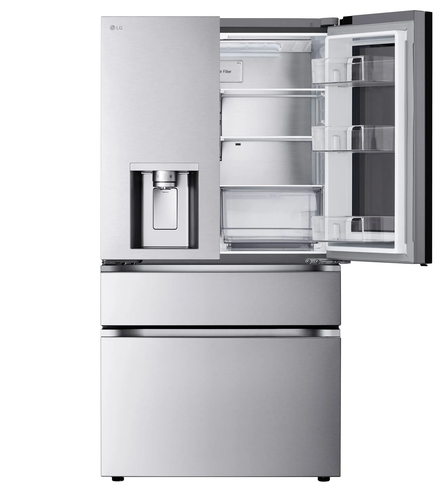LG Smudge Resistant Stainless Steel Smart MAX 4-Door French Door Refrigerator with MyColor (29 Cu.ft) - LF29S8365S