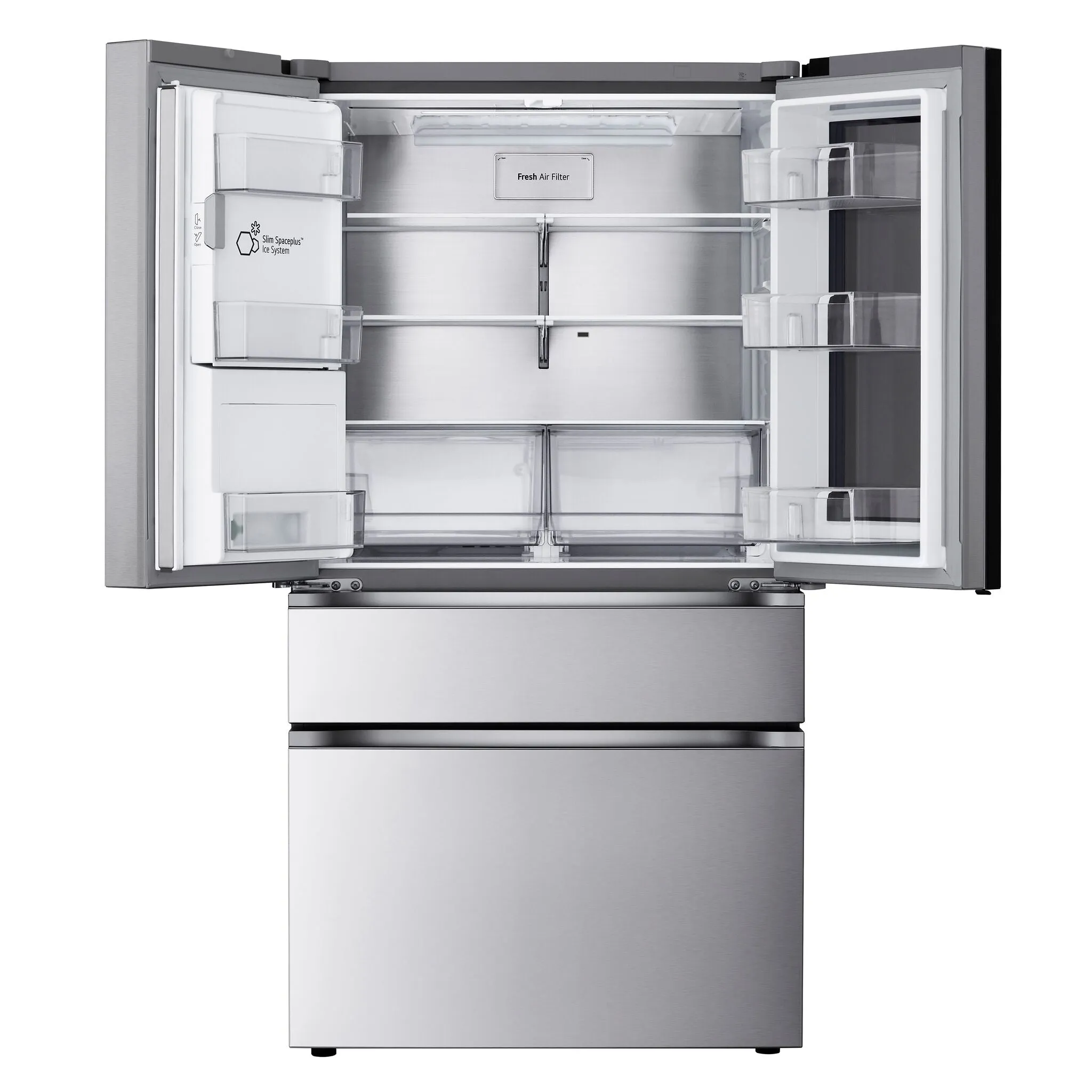 LG Smudge Resistant Stainless Steel Smart MAX 4-Door French Door Refrigerator with MyColor (29 Cu.ft) - LF29S8365S
