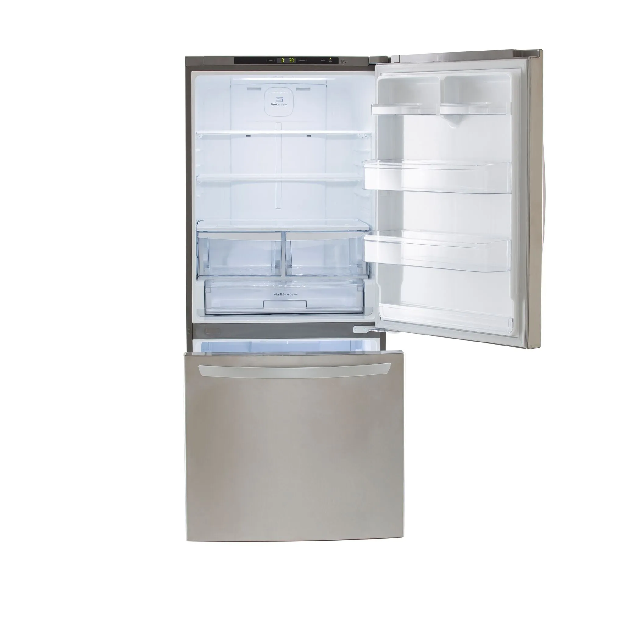 LG Stainless Steel Bottom Mount Refrigerator (22.1 Cu.Ft.) - LRDNS2200S