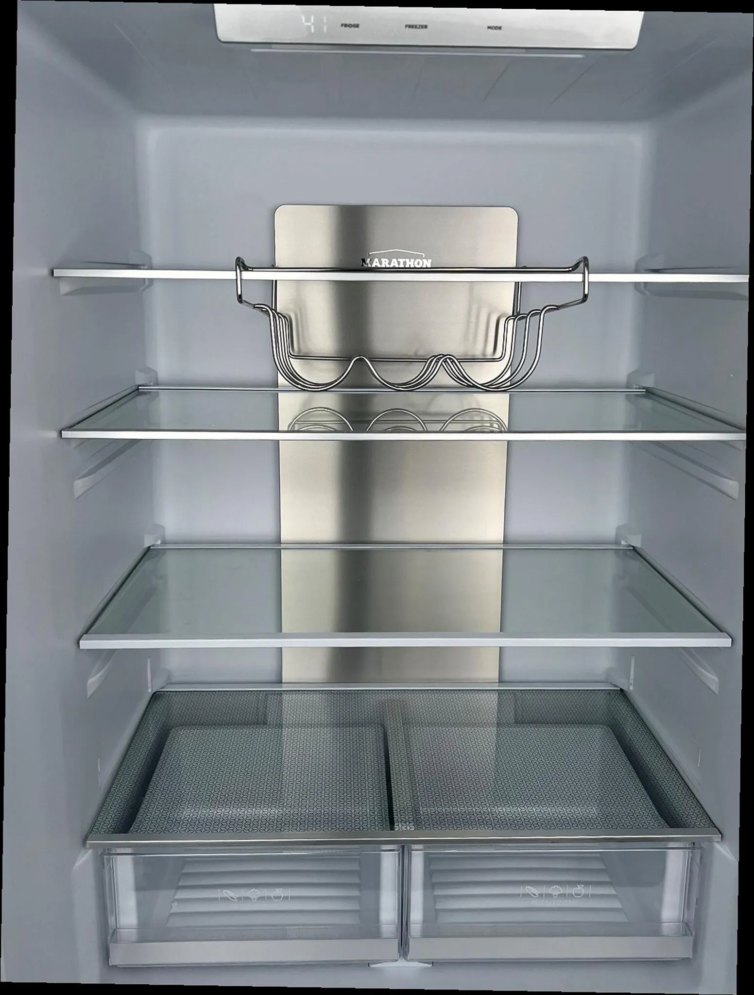 Marathon Stainless Steel Bottom Mount Refrigerator (18 Cu.Ft.) - MFF179SSBM-LH