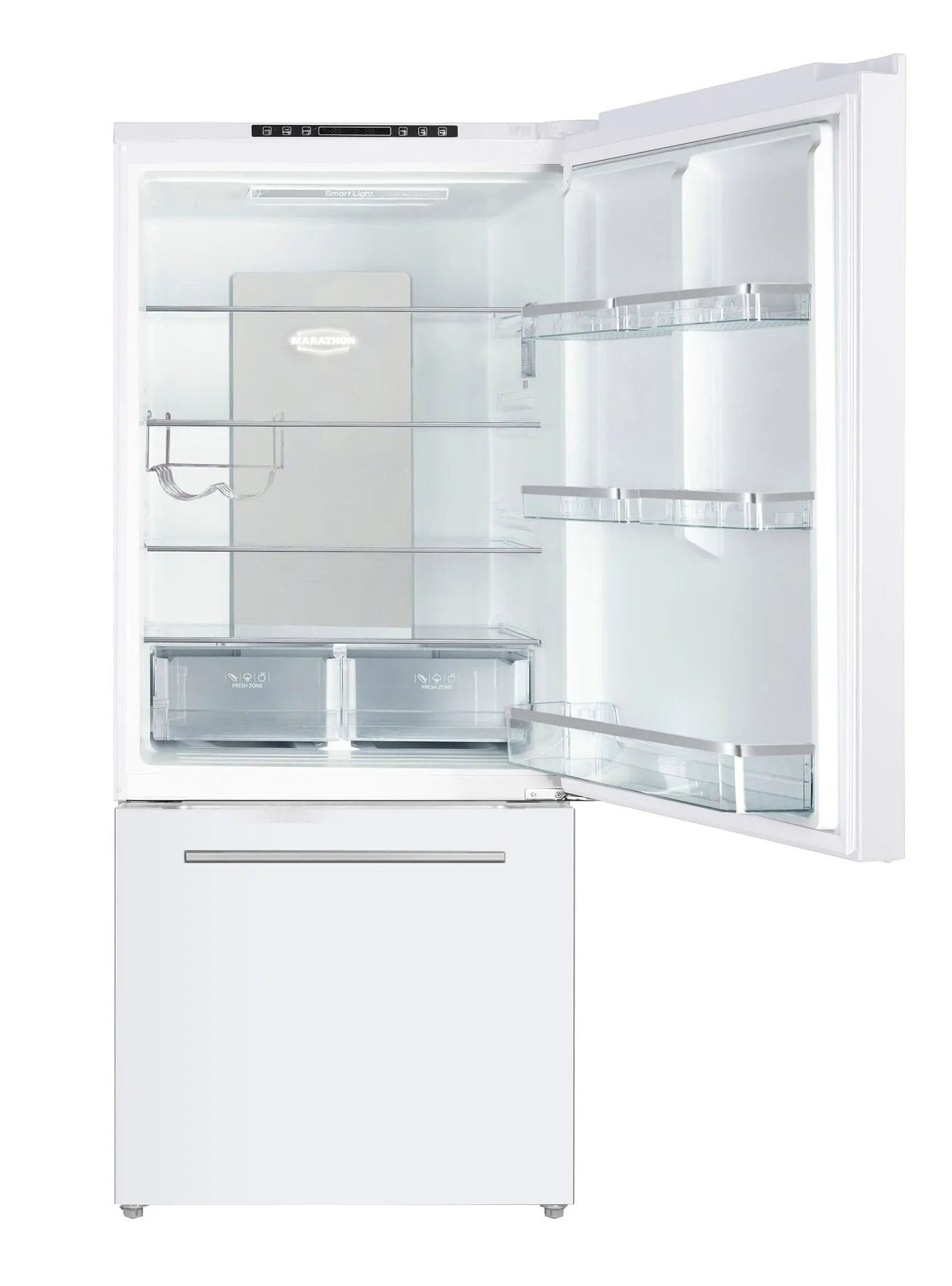 Marathon White Bottom Mount Refrigerator (18 Cu.Ft.) - MFF179WBM-RH