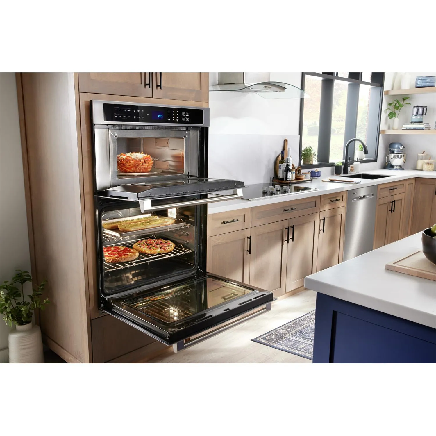 Maytag Fingerprint Resistant Stainless Steel Combi Wall Oven (6.40 Cu Ft) - MOEC6030LZ