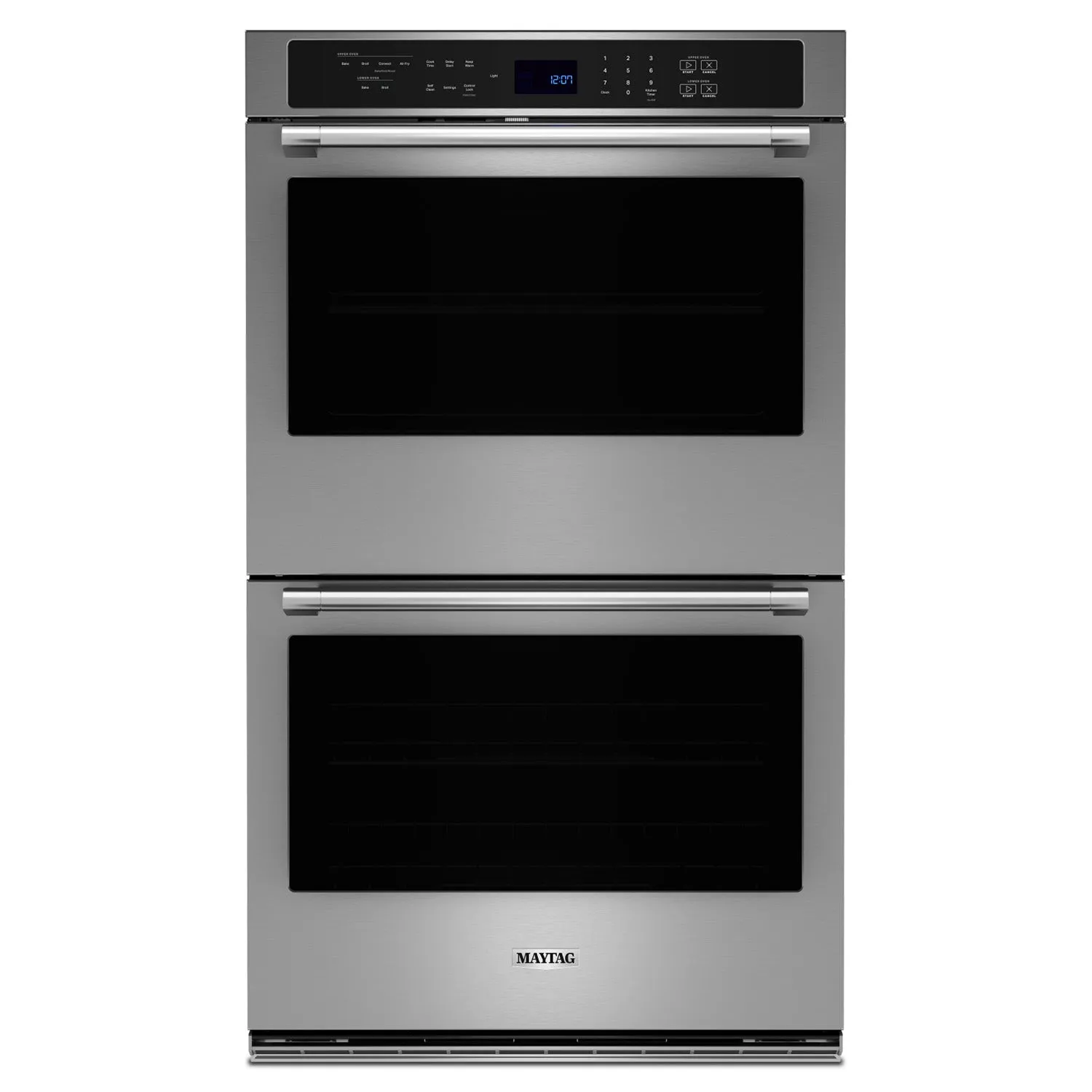 Maytag Fingerprint Resistant Stainless Steel Double Wall Oven (10.00 Cu Ft) - MOED6030LZ