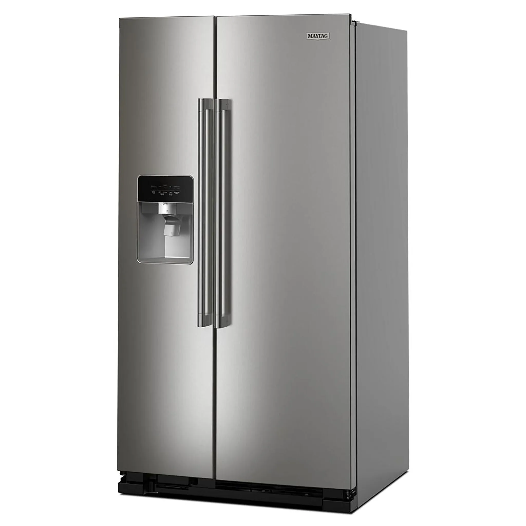 Maytag Fingerprint Resistant Stainless Steel Side-by-Side Refrigerator (24.5 Cu.Ft.) - MRSF4036PZ
