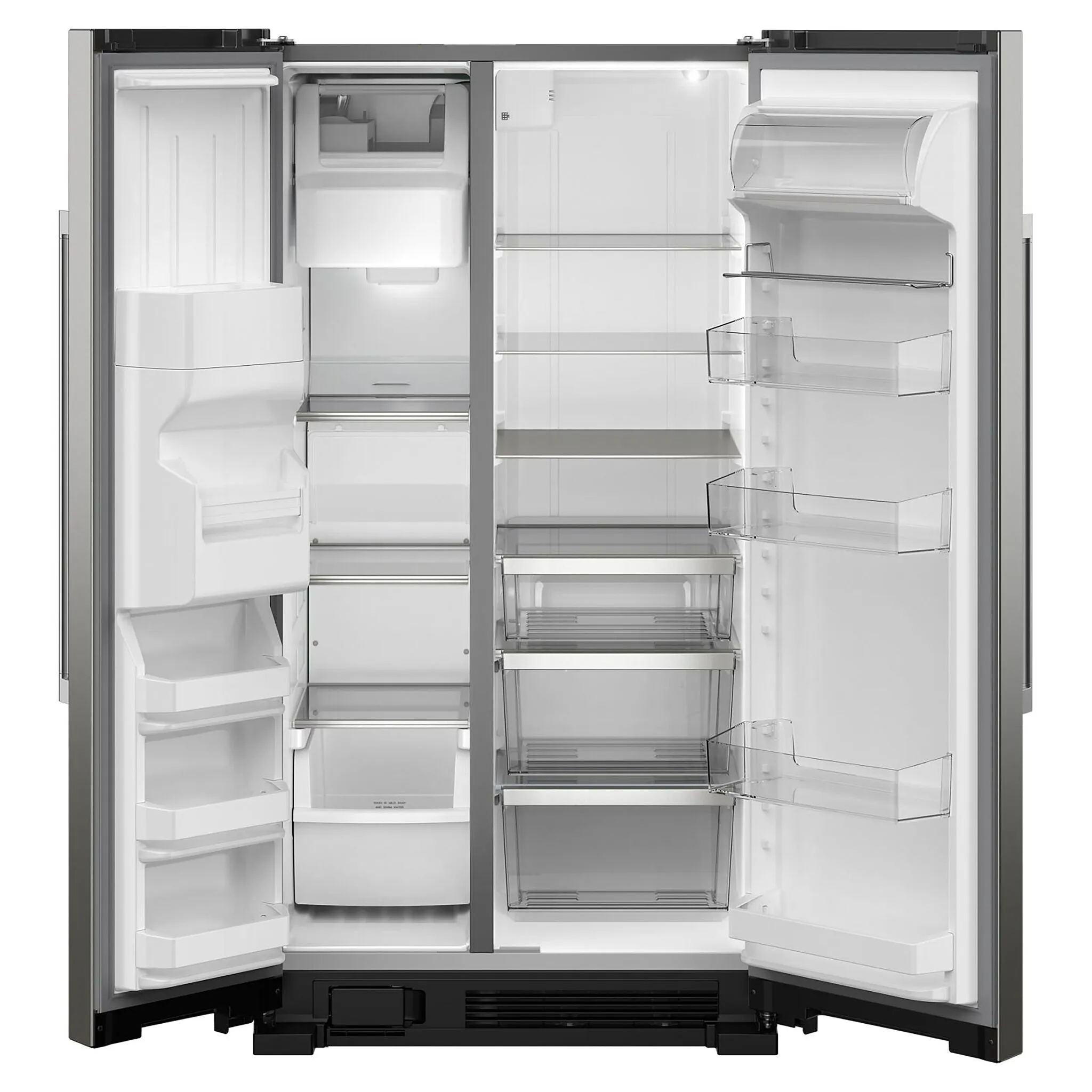 Maytag Fingerprint Resistant Stainless Steel Side-by-Side Refrigerator (24.5 Cu.Ft.) - MRSF4036PZ