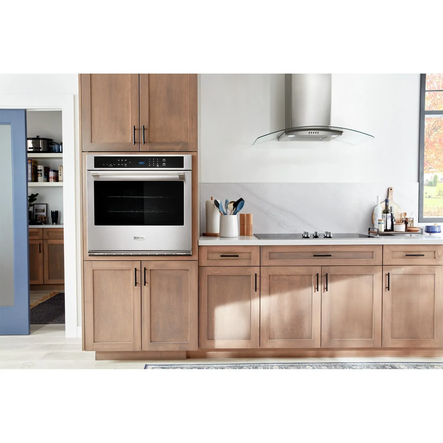 Maytag Fingerprint Resistant Stainless Steel Wall Oven (4.30 Cu Ft) - MOES6027LZ