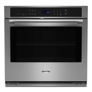 Maytag Fingerprint Resistant Stainless Steel Wall Oven with Air Fry (5.00 Cu Ft) - MOES6030LZ