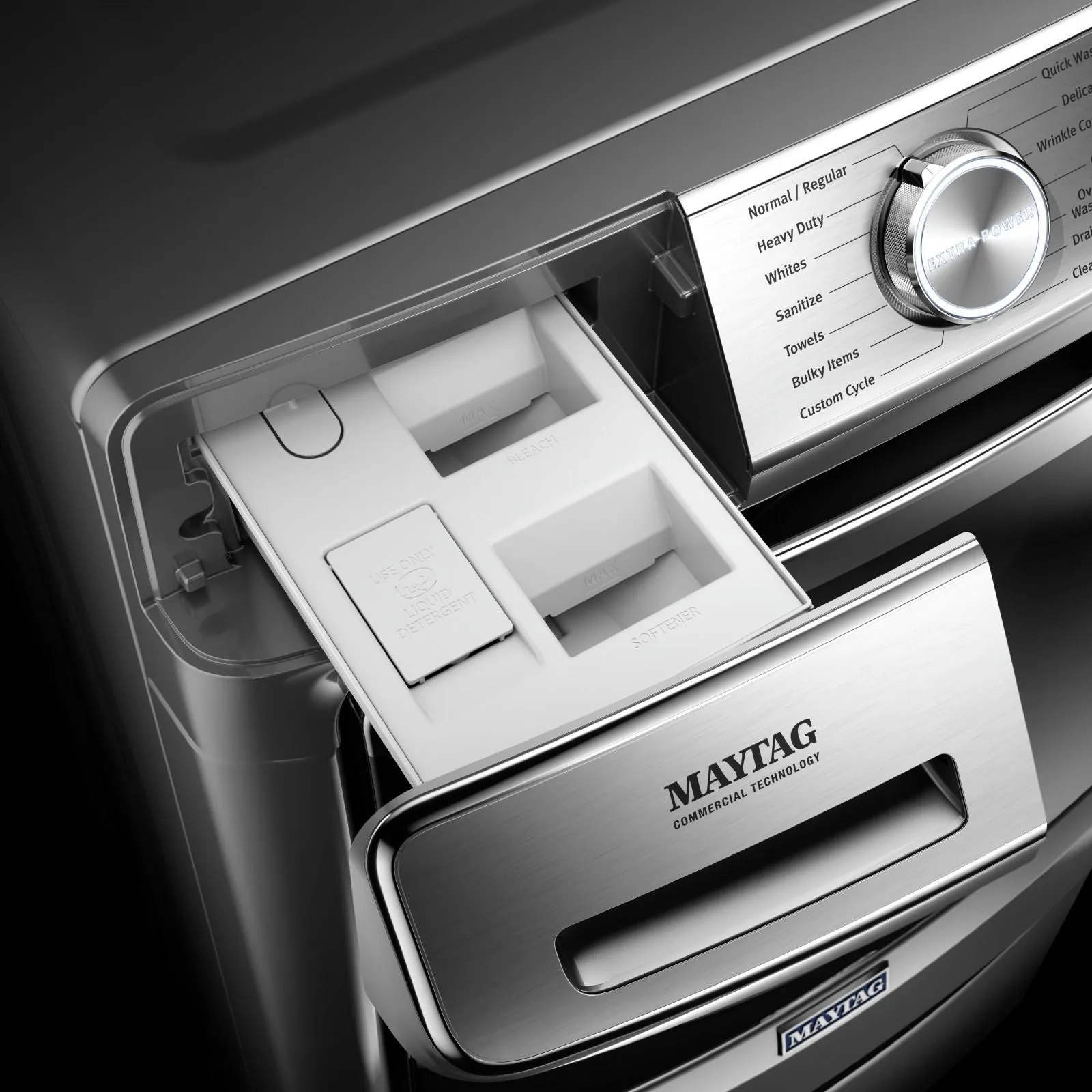 Maytag Metallic Slate Front Load Washer (5.8 Cu. Ft.) - MHW8630HC