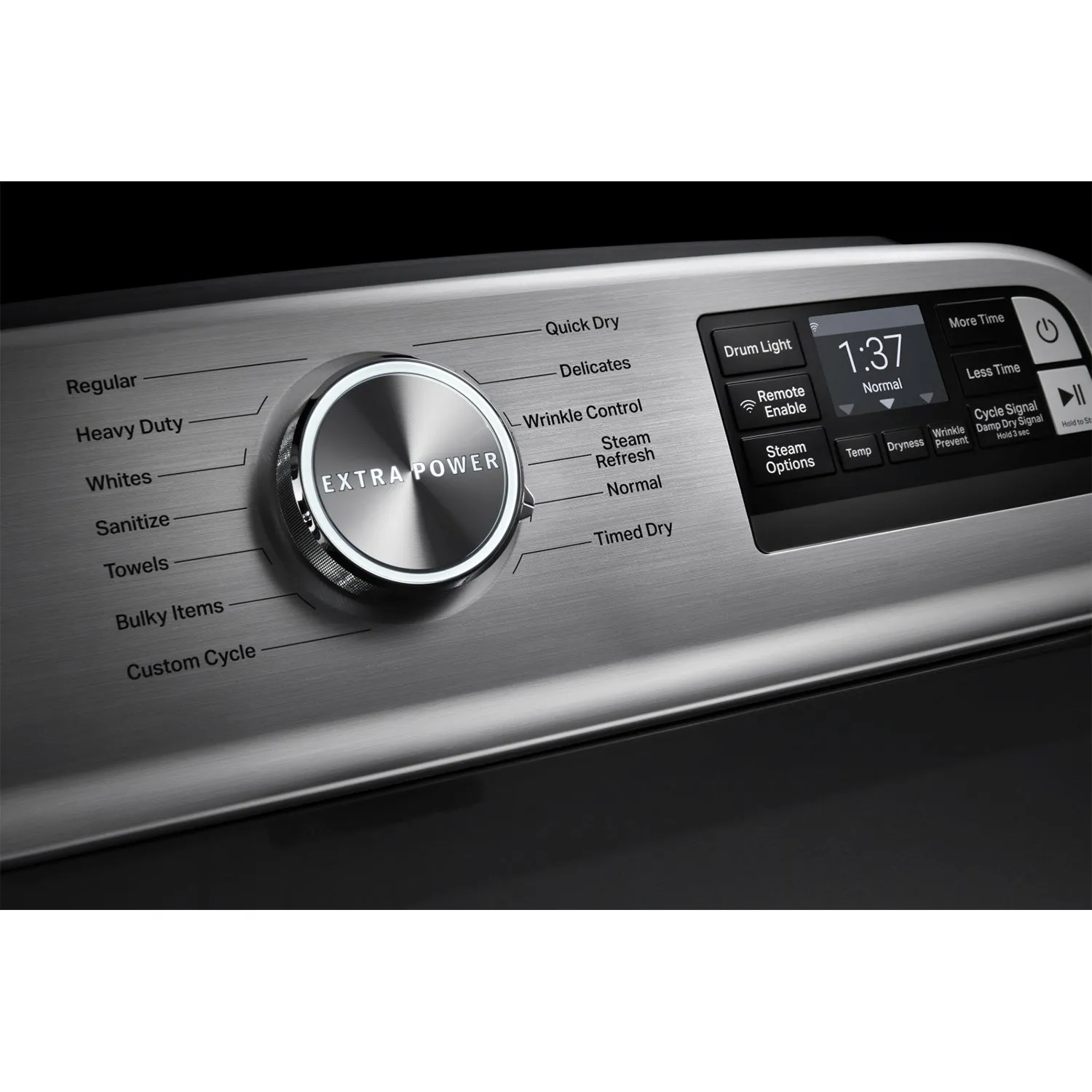 Maytag Metallic Slate Smart Top-Load Washer (5.4 cu. ft.) & Electric Dryer (7.4 cu. ft.) - MVW6230HC/YMED7230HC
