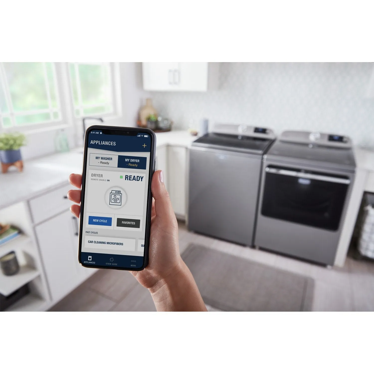 Maytag Metallic Slate Smart Top-Load Washer (5.4 cu. ft.) & Smart Gas Dryer (7.4 cu. ft.) - MVW6230HC/MGD6230HC