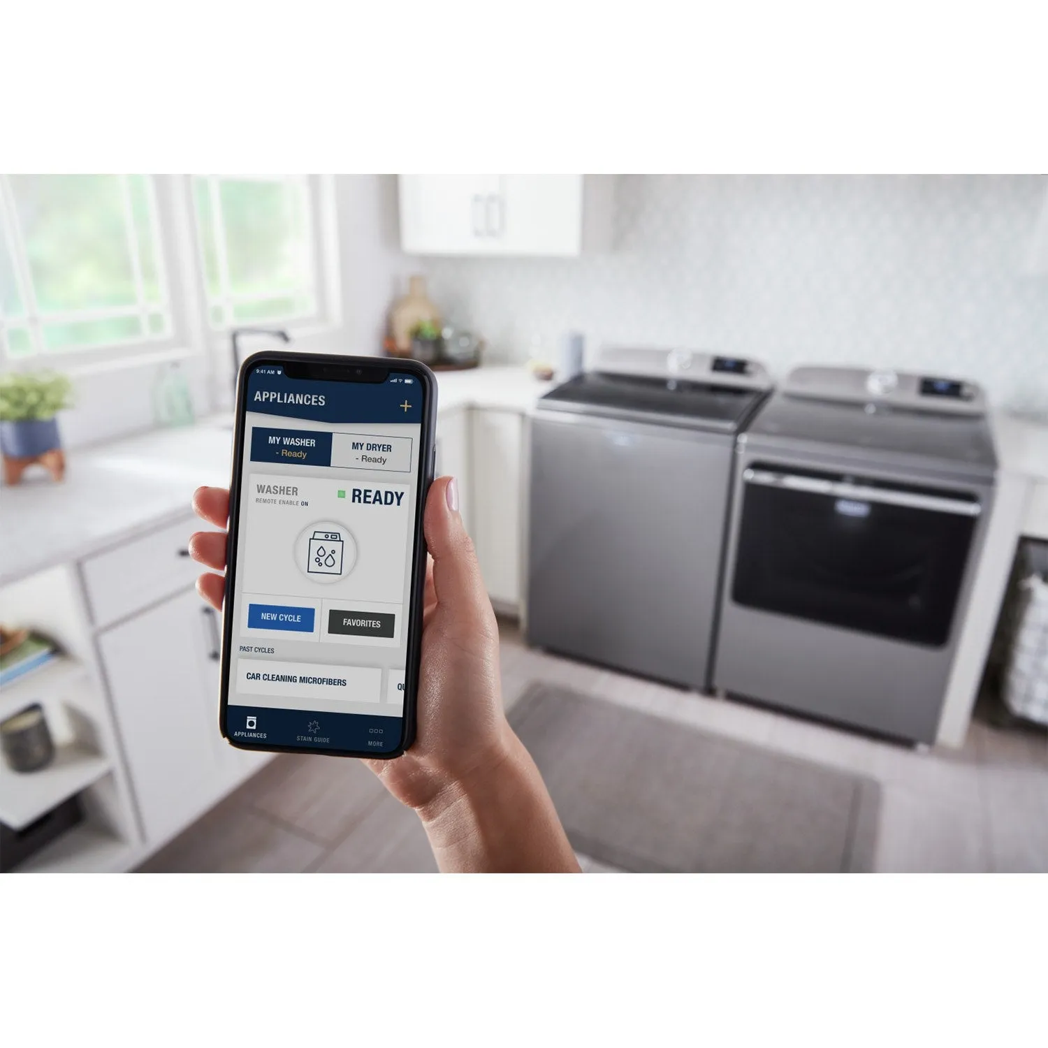 Maytag Metallic Slate Smart Top-Load Washer (5.4 cu. ft.) & Smart Gas Dryer (7.4 cu. ft.) - MVW6230HC/MGD6230HC
