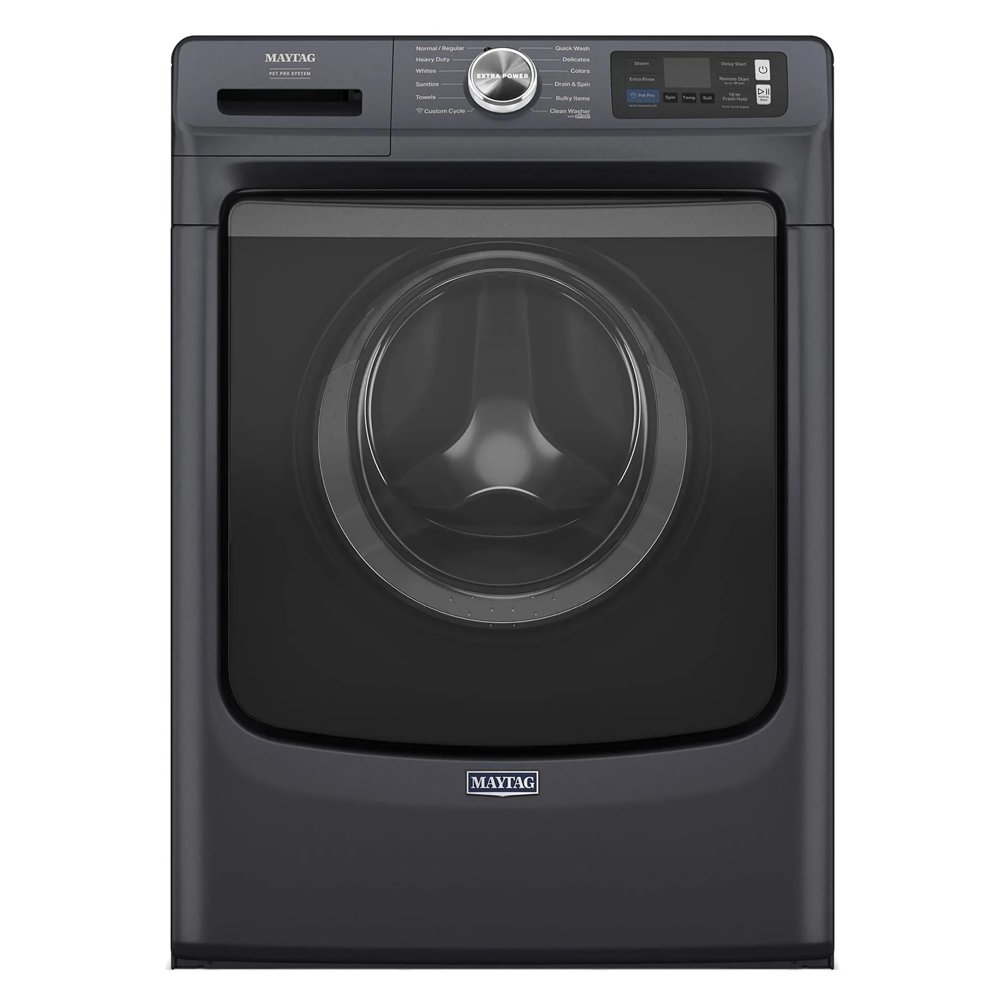 Maytag Midnight Steel Front-Load Washer with Pet Pro (5.8 Cu.Ft.) - MFW7020RF