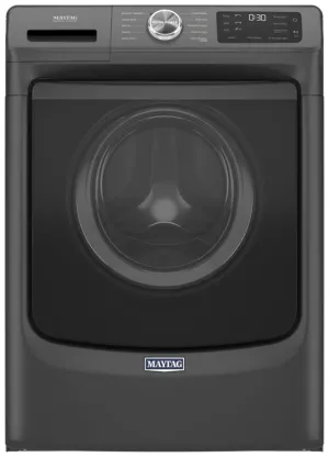 Maytag Volcano Black Front Load Washer with Extra Power and 12-Hr Fresh Spin™ (5.2 cu. ft.) - MHW5630MBK