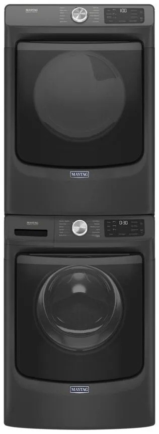 Maytag Volcano Black Front Load Washer with Extra Power and 12-Hr Fresh Spin™ (5.2 cu. ft.) - MHW5630MBK