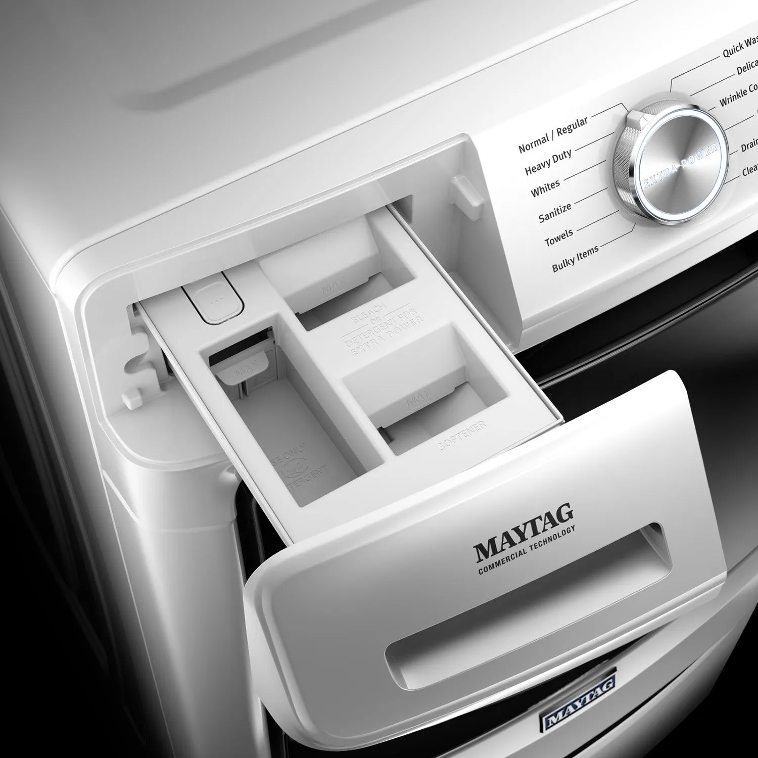 Maytag White Front-Load Washer (5.5 cu. ft.) & Gas Dryer (7.3 cu. ft.) - MHW6630HW/MGD6630HW