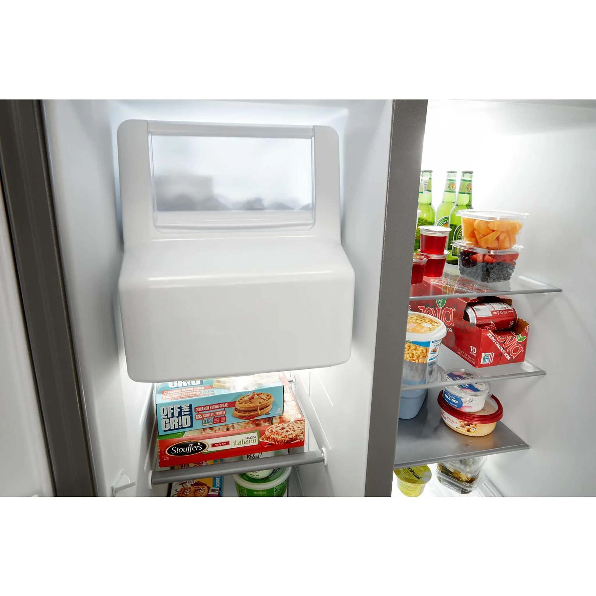 Maytag White Side-by-Side Refrigerator (24.5 Cu.Ft.) - MRSF4036PW
