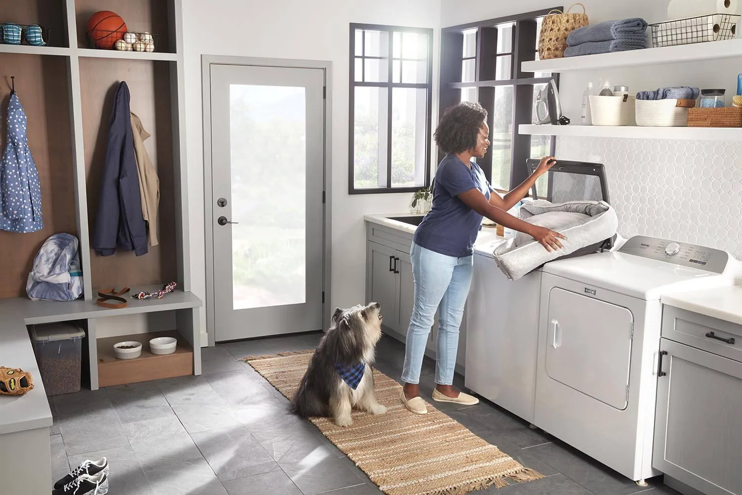 Maytag White Top-Load Washer (5.4 cu. ft.) & Electric Dryer (7.0 cu. ft.) - MVW6500MW/YMED6500MW