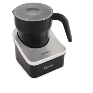 Milk Frother Froth PRO - Black/Silver 202.04: Electric Milk Steamer & Foamer, 600W, 1 Cup Capacity (See Description)