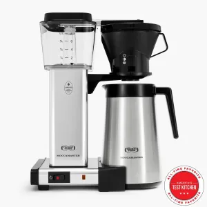 Moccamaster KBT Coffee Maker Polished Silver: 40 oz Capacity