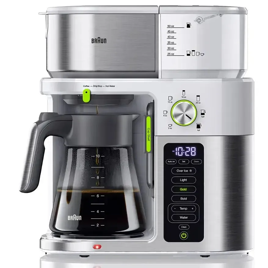 MultiServe Drip Coffee - White/Stainless Steel