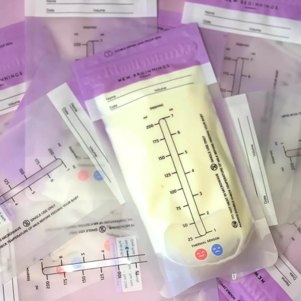 New Beginnings Breast Milk Storage Bags 25pk