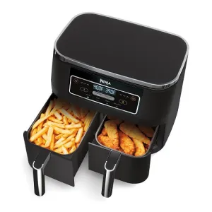 Ninja DZ100 Foodi 4-in-1 8-qt. 2-Basket Air Fryer with DualZone Technology