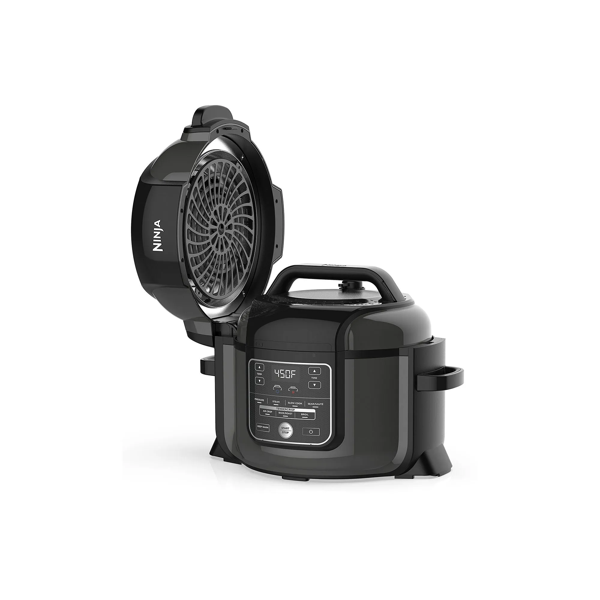 Ninja OP101 Foodi TenderCrisp 5-Quart Pressure Cooker, Black