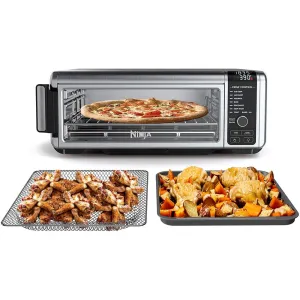 Ninja SP100 Foodi 8-in-1 Digital, Toaster, Air Fryer, with Flip-Away for Storage Multi-Purpose Counter-top Convection Oven