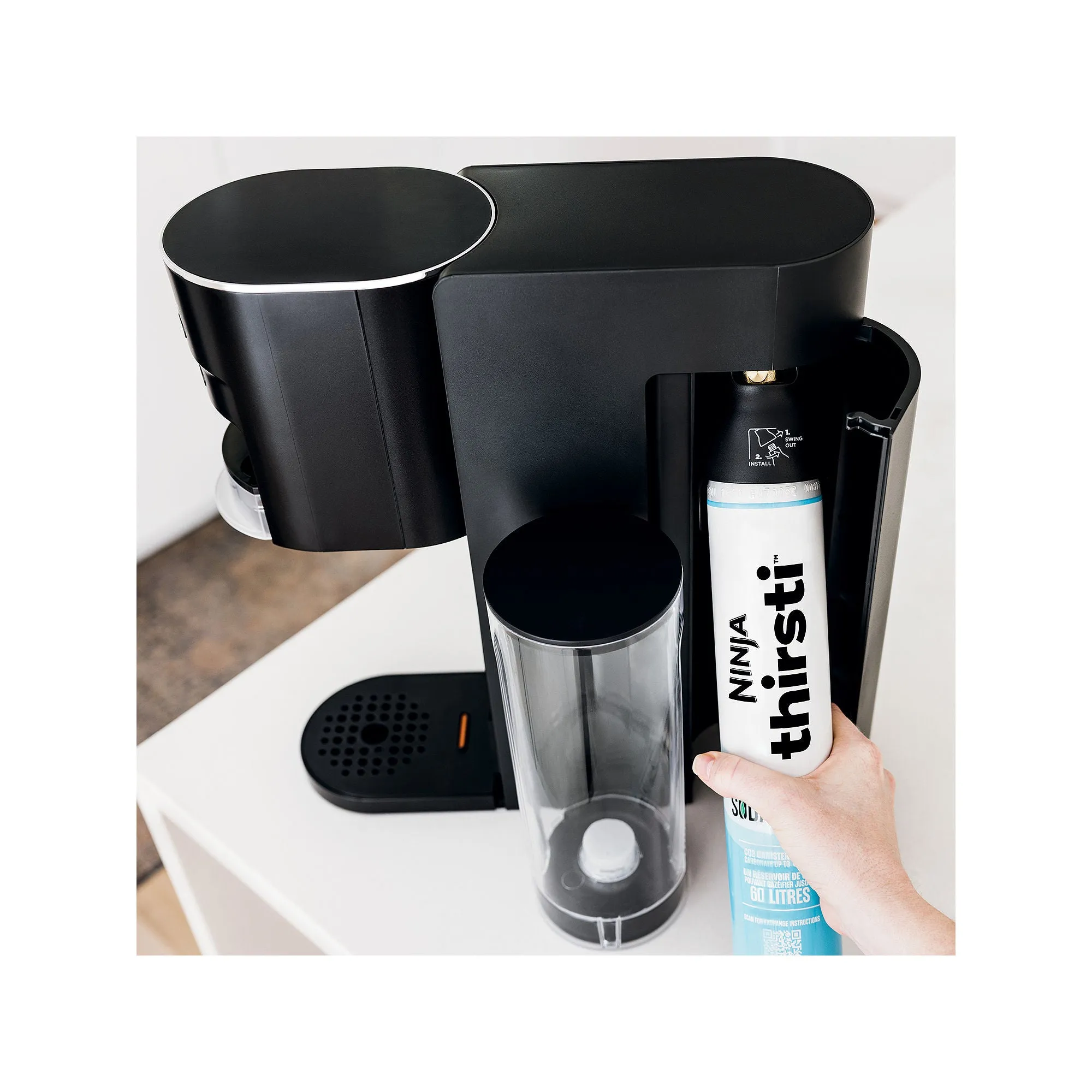 Ninja Thirsti Sparkling Drink System WC1001 - BLACK ONE SIZE