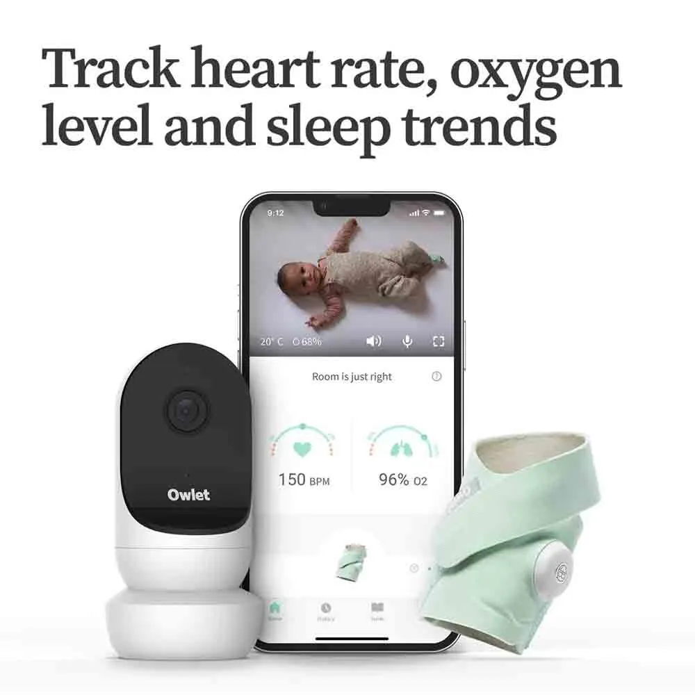 Owlet Monitor Duo 2 Smart Sock 3   Cam 2 HD Video Camera
