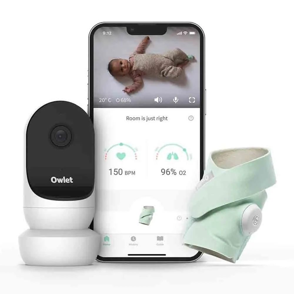 Owlet Monitor Duo 2 Smart Sock 3   Cam 2 HD Video Camera