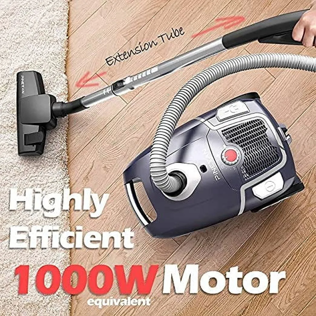 PINETAN PT-UA807 Professional Canister Vacuum Cleaner