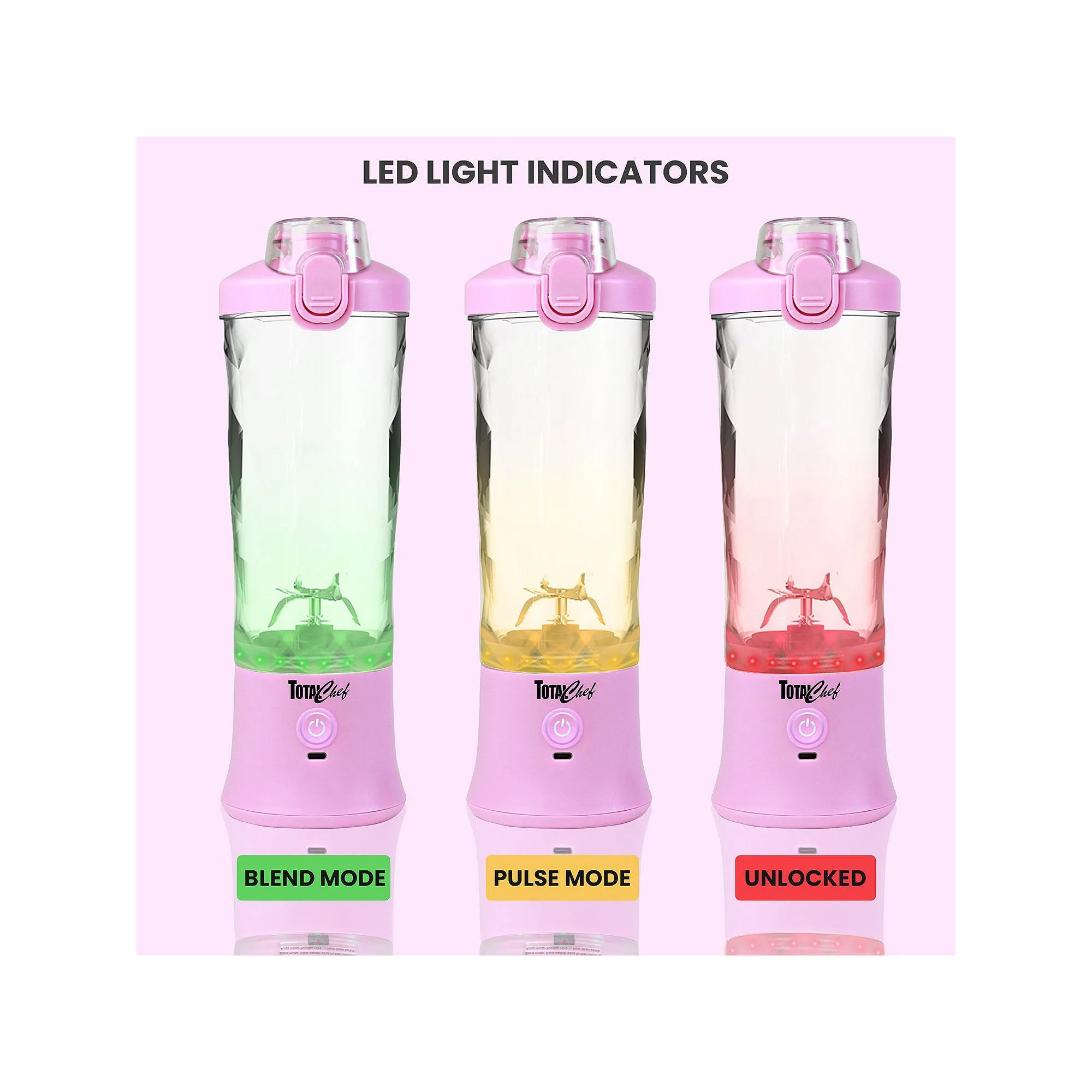 PORTABLE BLENDER - KOOLATRON CORPORATION - TOTAL CHEF PORTABLE BLENDER LILAC