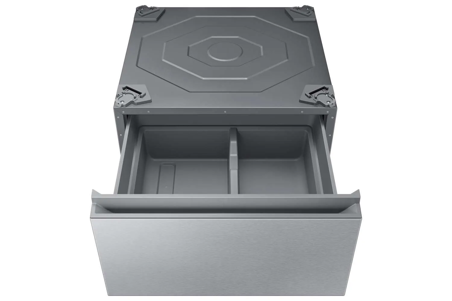 Samsung BESPOKE Stainless Steel Pedestal for 27" Front Load Washer & Dryer - WE502NT/US