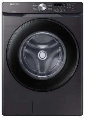 Samsung Black Stainless Steel Front-Load Washer with Self Clean  (5.2 cu. ft.) - WF45T6000AV/A5