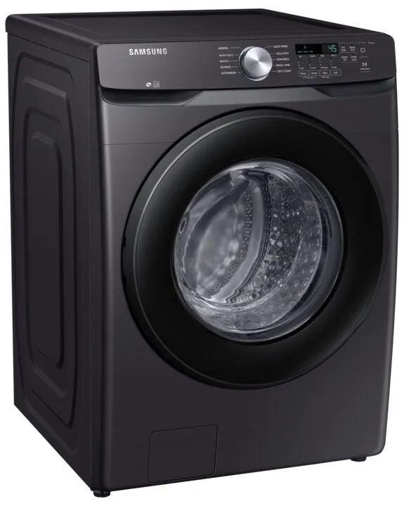 Samsung Black Stainless Steel Front-Load Washer with Self Clean  (5.2 cu. ft.) - WF45T6000AV/A5