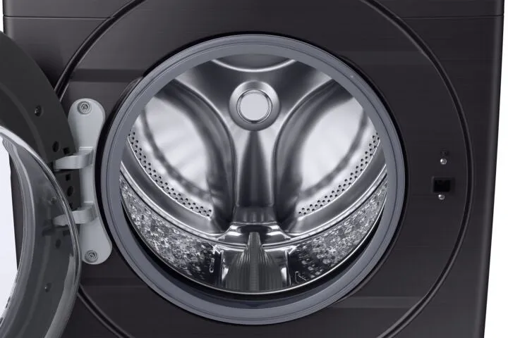 Samsung Black Stainless Steel Front-Load Washer with Self Clean  (5.2 cu. ft.) - WF45T6000AV/A5