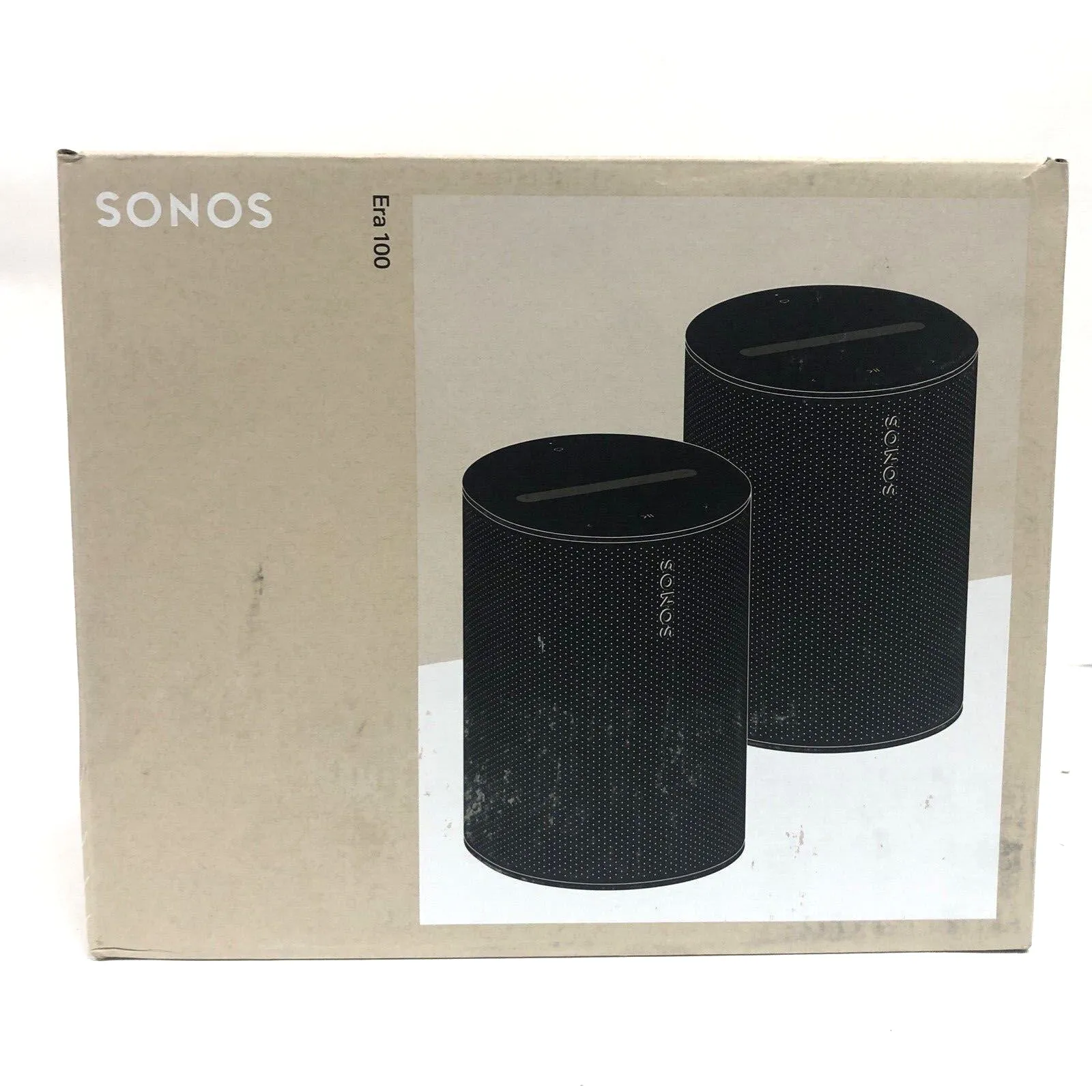 Sonos Era 100 Wireless Speaker - Black 2 Pack