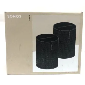 Sonos Era 100 Wireless Speaker - Black 2 Pack